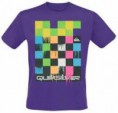 Camiseta QuikSilver morada cuadros